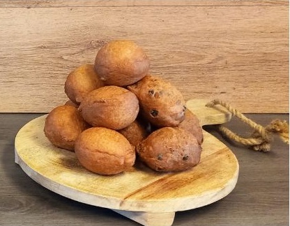 Vers gebakken oliebollen